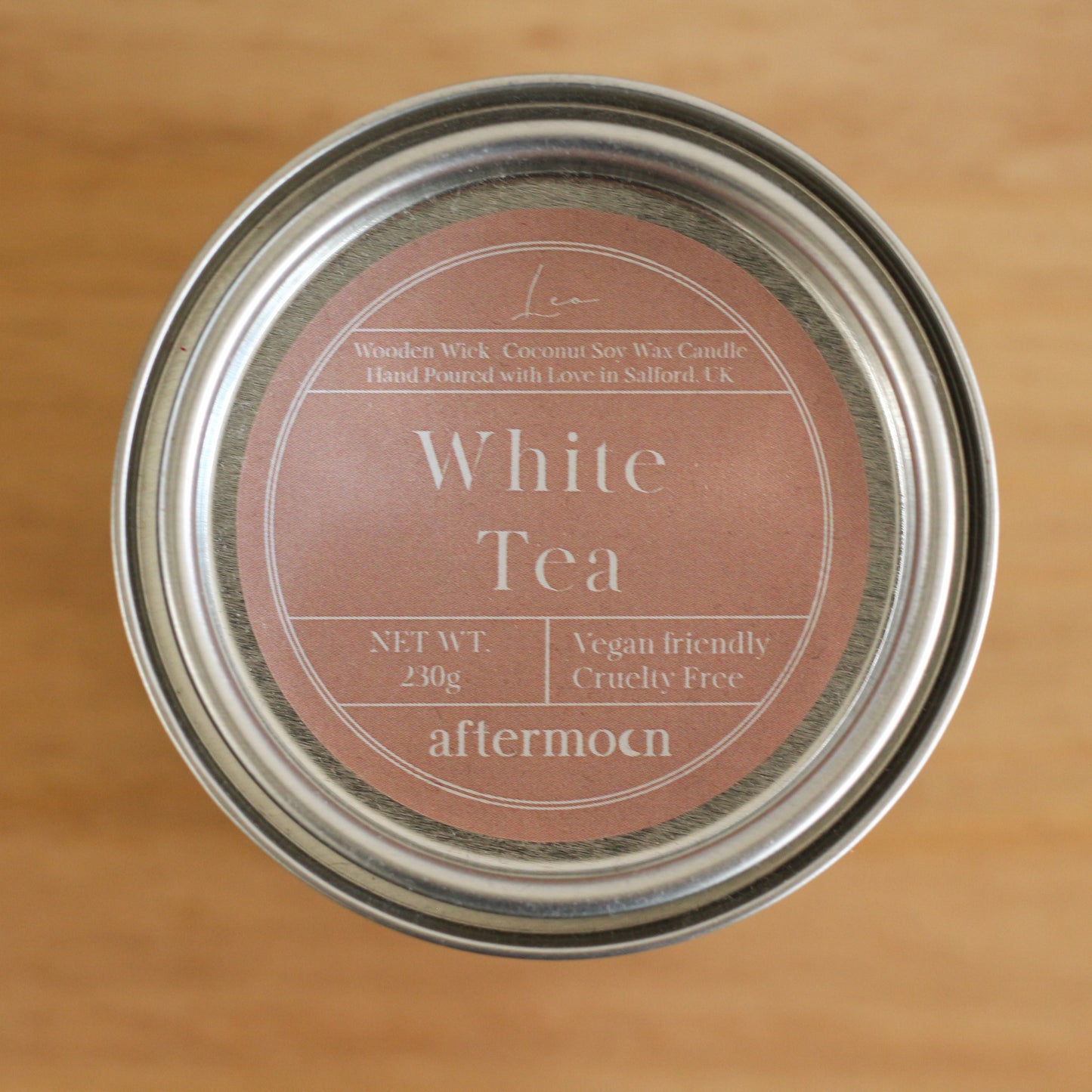 Leo White Tea Candle
