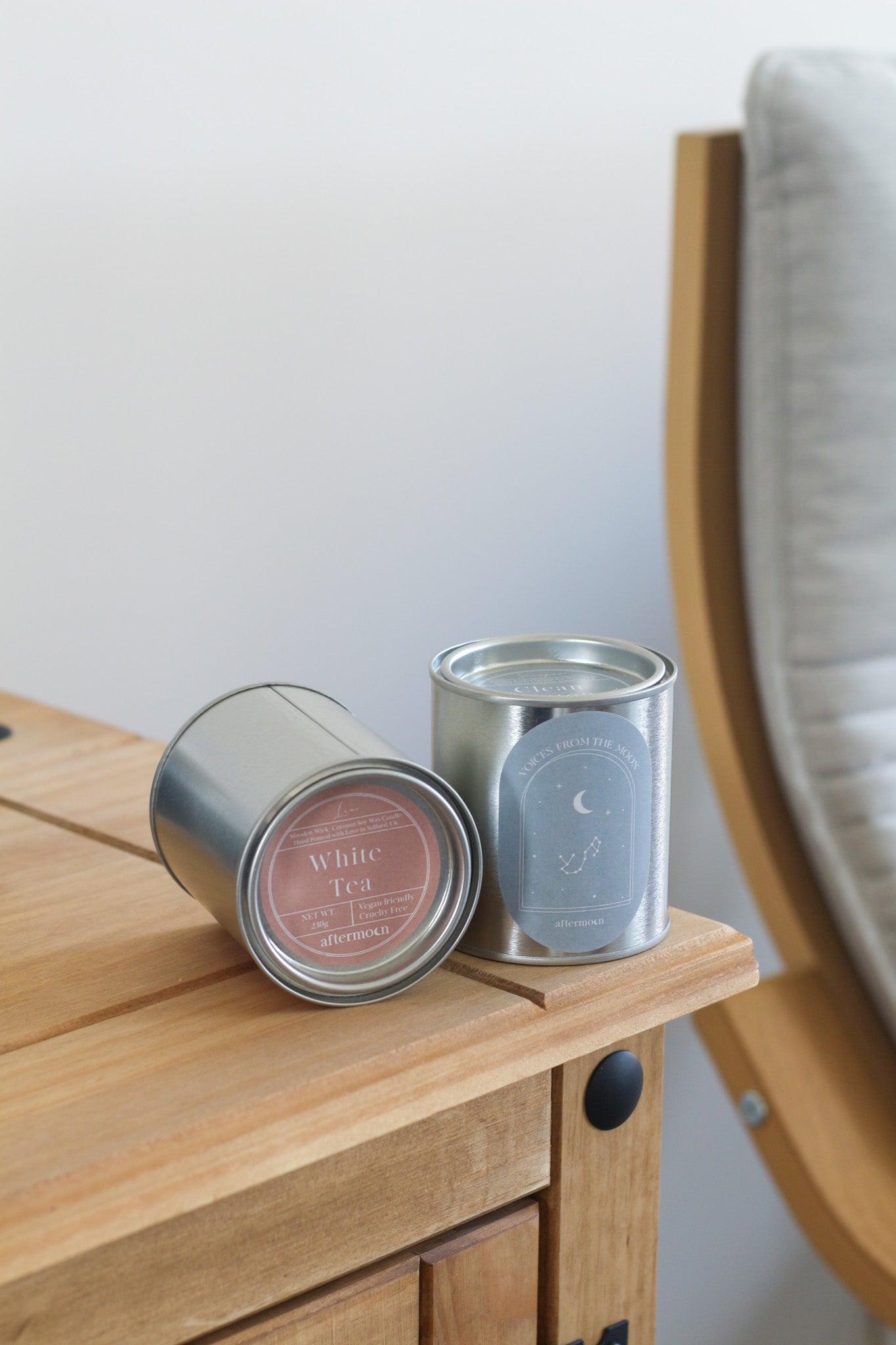 Leo White Tea Candle