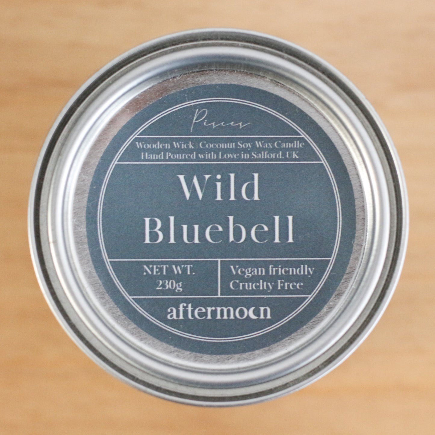 Pisces Wild Bluebell Candle