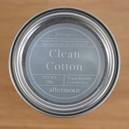 Scorpio Clean Cotton Candle